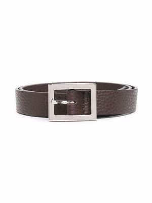 P.A.R.O.S.H. pebbled leather belt - Brown