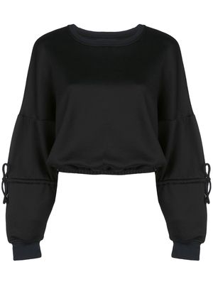 Koral Trivia Valo cropped sweatshirt - Black