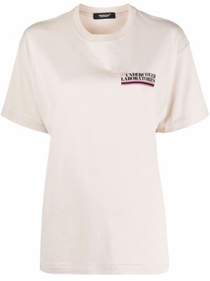 UNDERCOVER slogan-print cotton T-shirt - Neutrals