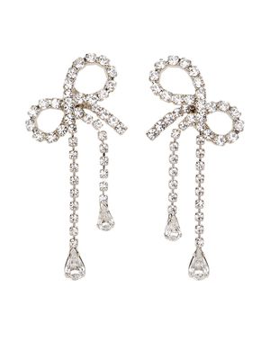 Jennifer Behr Mirabelle crystal drop earrings - White