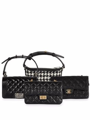 Chanel Pre-Owned 2019-2020 NIB Chanel Success Story Set of 4 mini bags and trunk - Black