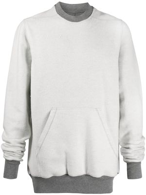 Rick Owens DRKSHDW crew neck cotton sweatshirt - Grey