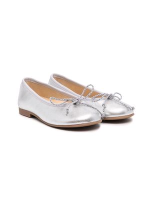 ANDANINES classic ballerina shoes - Silver
