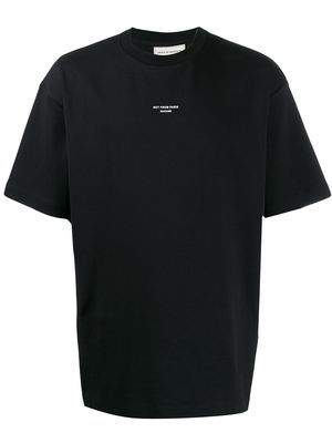 Drôle De Monsieur logo print t-shirt - Black