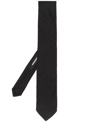 Dsquared2 patterned silk tie - Black
