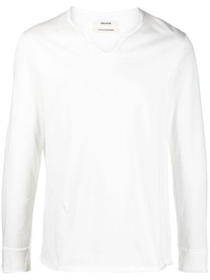 Zadig&Voltaire Monastir long-sleeved T-shirt - White