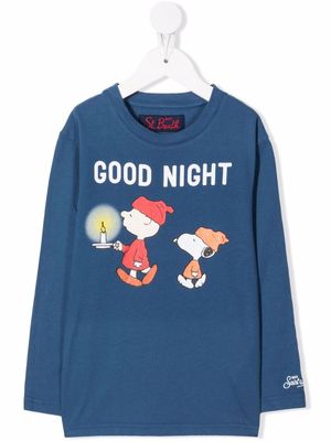 MC2 Saint Barth Kids Good Night T-shirt - Blue