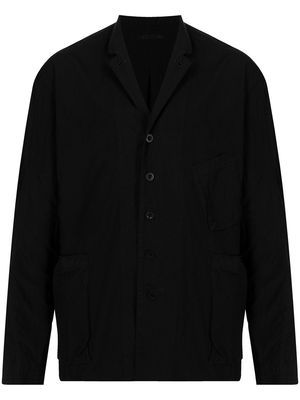 The Viridi-Anne buttoned shirt jacket - Black