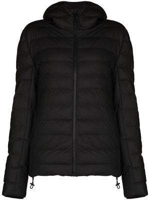 Rains Trekker quilted hooded jacket - Black