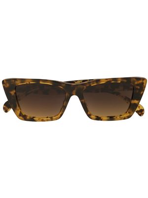 ANINE BING Levi cat-eye frame sunglasses - Brown