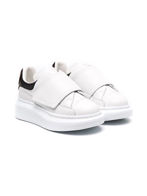 Alexander McQueen Kids Oversized touch-strap sneakers - White