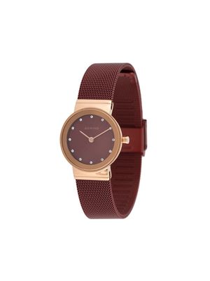 Bering Classic stud detail watch - Red