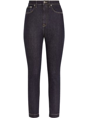 Dolce & Gabbana cropped skinny jeans - Blue