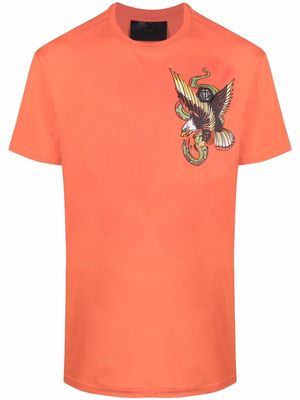 Philipp Plein Stones Gothic Plein short-sleeve T-shirt - Orange