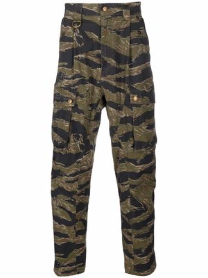 Diesel P-Barton camouflage-print trousers - Green