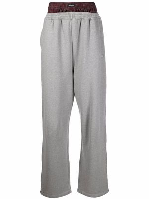 Balenciaga Trompe l'oeil track trousers - Grey