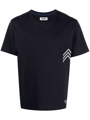 Missoni zigzag detail logo T-shirt - Blue