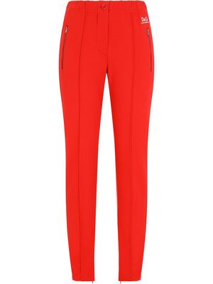 Dolce & Gabbana Full Milano logo track pants - Red