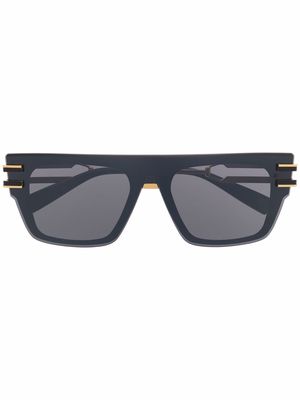 Balmain Eyewear square-frame tinted sunglasses - Black
