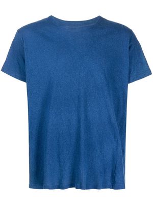 Greg Lauren short-sleeved cotton T-shirt - Blue