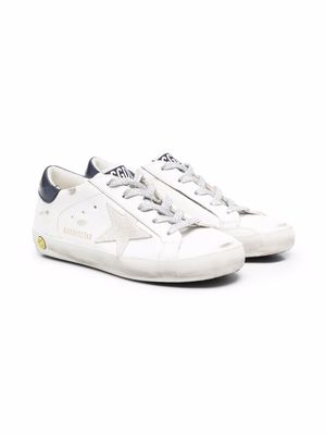 Golden Goose Kids Superstar low-top leather sneakers - White