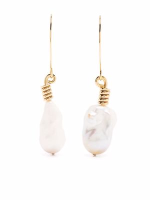 colville Pearl Light Bulb earrings - Gold