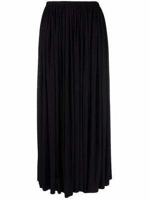 KHAITE Lowell pleated skirt - Black