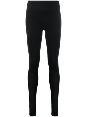 Filippa K Soft Sport seamless open heel mesh leggings - Black