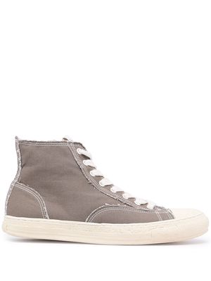 Maison Mihara Yasuhiro General Scale lace-up high-top sneakers - Grey