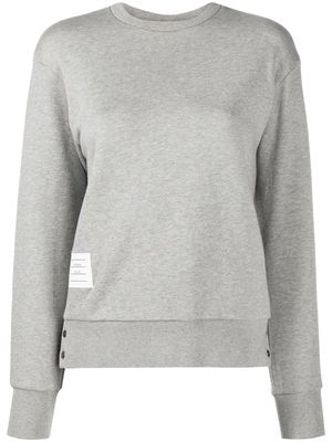 Thom Browne RWB-stripe sweatshirt - Grey