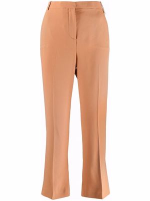 Versace mid-rise cropped trousers - Neutrals