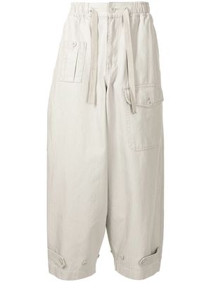 FIVE CM loose-fit cotton trousers - Grey