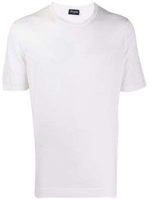 Drumohr Frost short-sleeve T-shirt - White