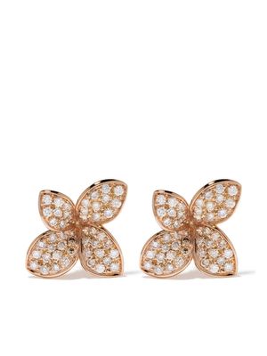 Pasquale Bruni 18kt rose gold diamond Petit Garden earrings - Pink