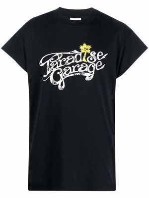 Honey Fucking Dijon Paradise Garage print T-shirt - Black