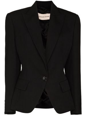 Alexandre Vauthier single breasted blazer - Black
