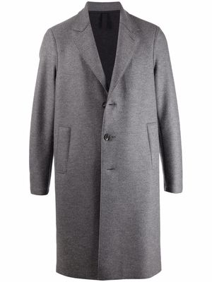 Harris Wharf London single-breasted coat - 139 GREY MOULINÈ