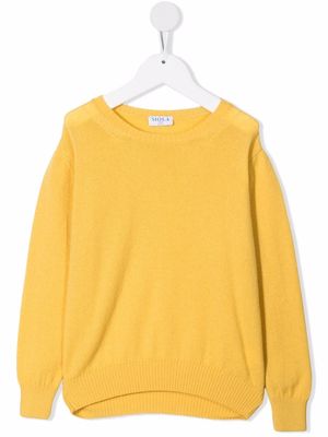Siola fine-knit cashmere jumper - Yellow