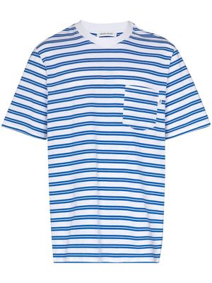 Wood Wood striped crew-neck T-shirt - Blue