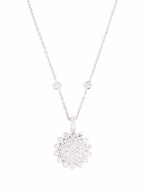 LEO PIZZO 18kt white gold Aurora diamond necklace - Silver