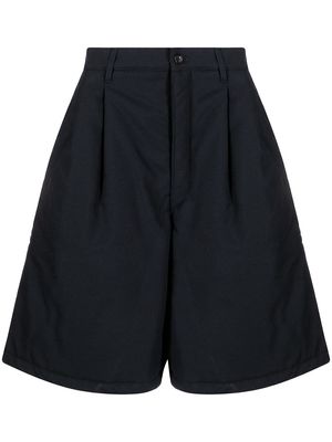 Comme Des Garçons Shirt pleated-waist shorts - Blue