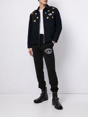Fiorucci Portofino Nights embroidered light jacket - Blue