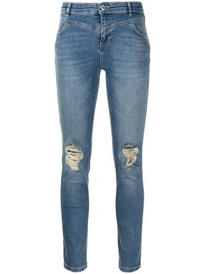TWINSET mid-rise skinny jeans - Blue