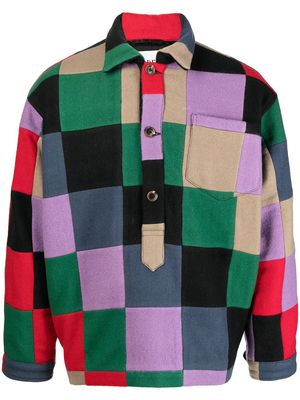 BODE checked rugby-shirt jumper - Multicolour