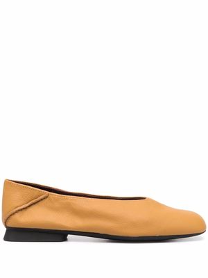 Camper Casi Myra leather ballerina shoes - Brown