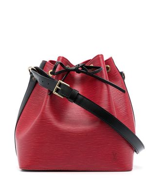 Louis Vuitton 1995 pre-owned Petit Noé bucket bag - Red