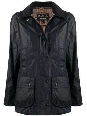 Barbour Beadnell waxed-cotton jacket - Blue