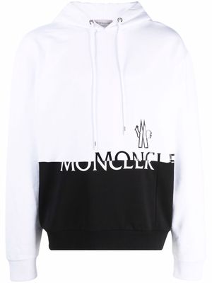 Moncler logo-print hoodie - Black