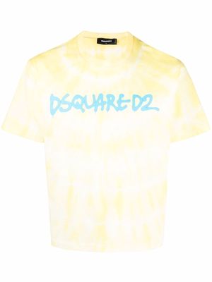 Dsquared2 logo-print short-sleeve T-shirt - Yellow