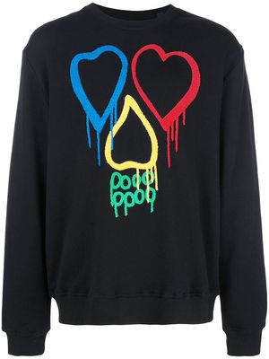 Haculla Rainbow Love sweatshirt - Black